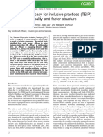 Park, Dimitrov, Das, Gichuru The Teacher Efficacy For Inclusive Practice TEIP Scale Dimensionality and Factor Structure