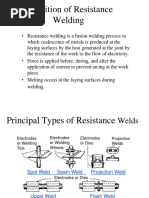 Definition of Resistance Welding