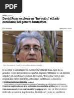 David Roas Explora en - Invasión - El Lado Cotidiano Del Género Fantástico