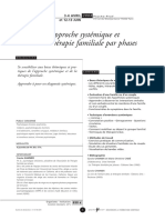 Approche Systémique Et Thérapie Familiale Par Phases