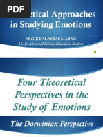 Theoretical Approaches in Studying Emotions