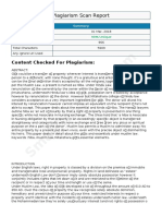 Plagiarism Scan Report: Content Checked For Plagiarism