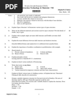 Construction Technology & Material - VII: B.Arch. Seventh Semester (C.B.S.)