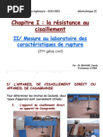 Resistance Au Cisaillement