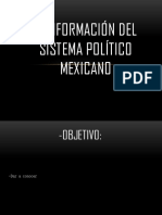 Conformación Del Sistema Político Mexicano