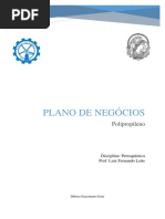 Plano de Negócios em Petroquímica - Polipropileno