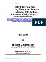 Test Bank For Financial Accounting Theory and Analysis Text and Cases 11th Edition Schroeder, Clark, Cathey