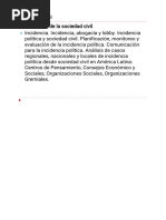 Incidencia Política Por Lic. Juan Rodil (CIPPEC)