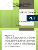 Clase 1. Introducción Diseño de Plantas - Primera Clase.