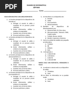 Examen de Informática 7