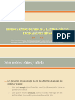 Modelos y Métodos - La Integración y El Psicodiagnóstico