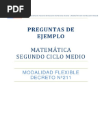 Preguntas para Liberar 2017 Matematica Mf211 Cm2