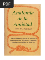 Anatomia de La Amistad - John M. Reisman