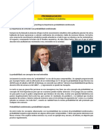 Probabilidades: Curso: Probabilidad y Estadística