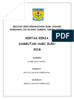 Kertas Kerja Sambutan Hari Guru 2018