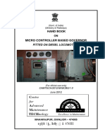 Handbook On Micro Controller Based Governor Fitted On Diesel Locomotives