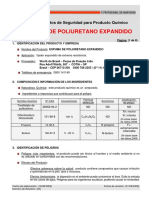 Ficha de Seguridad Del POLIURETANO