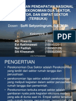 Keseimbangan Pendapatan Nasional Dalam Perekonomian Dua Sektor, Tiga Sektor, Dan Empat Sektor (Terbuka)