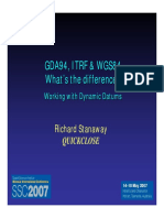 Diferencia Entre Wgs84 y Itrf