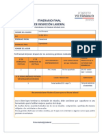 Itinerario Final de Insercion Laboral (Pci)