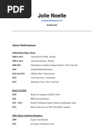 Formal CV