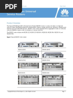 NE20E Series Universal Service Routers Data Sheet