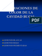 Alteraciones de Color de La Cavidad Bucal