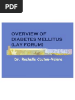 Diabetes Mellitus Overview Lay