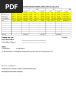 Calculation Sheet For External Surface Areas (Including Glass)