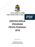 Kertas Kerja Pesta Ponggal