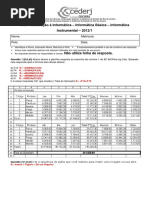 AP2 - Introdução À Informática - Informática Básica - Informática Instrumental - 2012/1