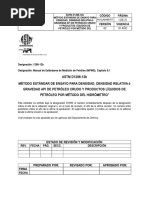 ASTM D 1298 - (PLAB-017) - Densidad Relativa o Gravedaad API