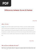 Differences Between Scrum & Kanban