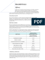 Led Fundamentals: Luminous Efficacy