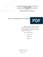 Relatório 1 - Cálculo Do Volume Molar de Um Gás