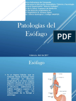 Patologia Del Esofago