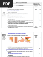 Sesion de Aprendizaje Sistema Digestivo