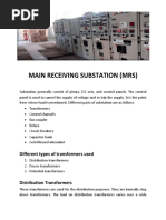 MRS (Main Receiving Substation)