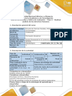 Guía de Actividades y Rubrica de Evaluación - Paso 3 - Realizar El Análisis de Los Derechos Humanos