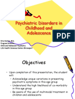 Psychiatric Disorders in Childhood and Adolescence