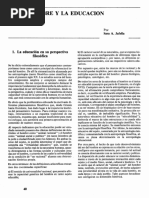 El Hombre y La Educacion PDF