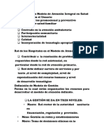 Características Modelo de Atención Integral en Salud