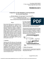 Comparison of CFD Simulation To The Experiments For Forward Step Flows