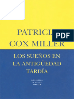 Cox Miller, Patricia - Los Sueños en La Antigüedad Tardía