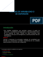 Medidas de Dispersión