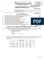 B) All Sub-Parts of A Question Must Be Answered at One Place Only, Otherwise It Will Not Be Valued. C) Missing Data Can Be Assumed Suitably