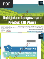 Kebijakan Pengawasan Produk SNI Wajib