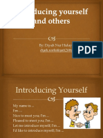 Introducing Yourself and Others