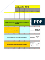 JANUARY 2010: MON TUE WED Thurs FRI SAT SUN