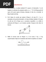 Problemas de Dinámica de Una Partícula